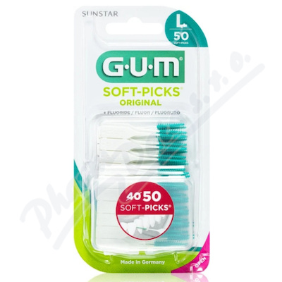 GUM Soft-Picks mezizub.kartáček gumový Large 50ks