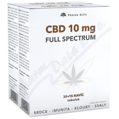CBD 10mg Full Spectrum tob.2x30+15