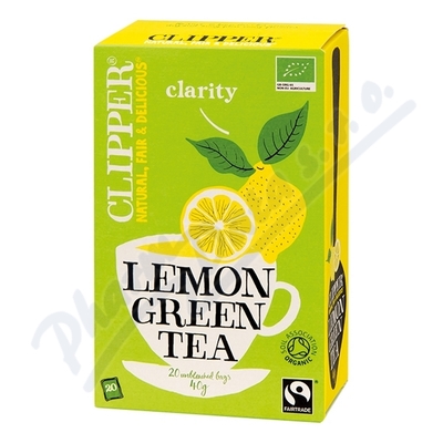 Čaj Clipper green tea with Lemon 20x2g