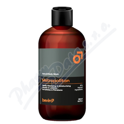 Beviro Metropolitan Přírodní sprchový gel 250ml