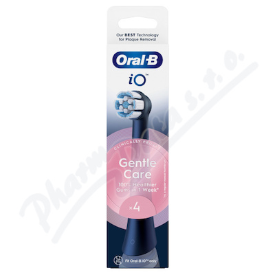 Oral-B iO Gentle Care Black kartáčkové hlavice 4ks