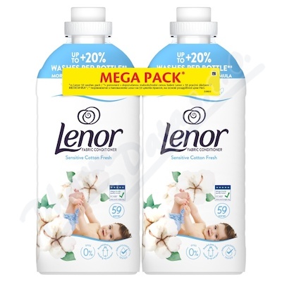 Lenor Sensitive Cotton fresh aviváž duop.2x1239ml