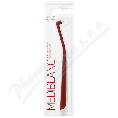 MEDIBLANC Sole Tuft Toothbrush Red 1ks