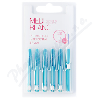 MEDIBLANC Retractab.Interdent.Brush s.0 0.4mm 6ks