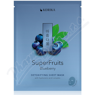 KORIKA SuperFruits Detox.Sheet Mask Blueberry 25g