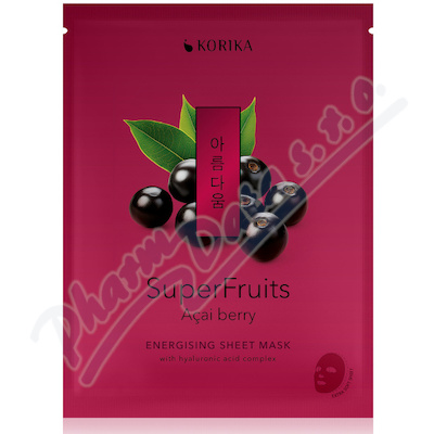 KORIKA SuperFruits Energ.Sheet Mask Acai Berry 25g