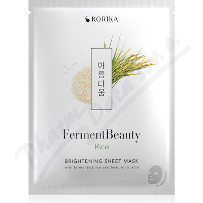 KORIKA FermentBeauty Brighten.Sheet Mask Rice20g