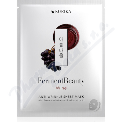 KORIKA FermentBeauty Anti-wrin.Sheet Mask Wine 20g