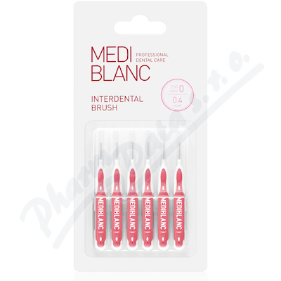 MEDIBLANC Interdental Brush size 0 0.4mm 6ks