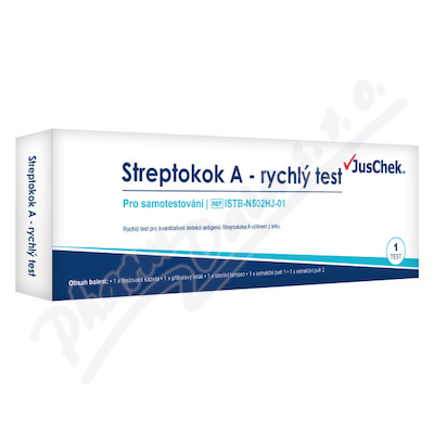JusChek Streptokok A - rychlý test 1ks