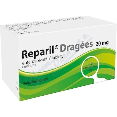 Reparil Dragées 20mg tbl.ent.100
