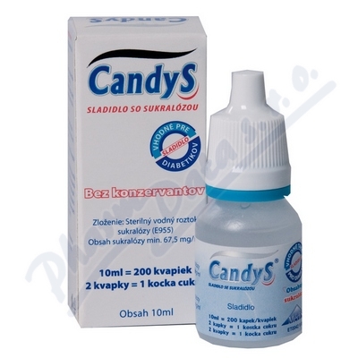 CandyS 10ml sladidlo se sukralózou