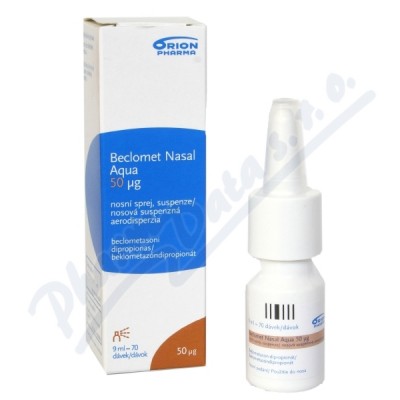 Beclomet Nasal Aqua 50mcg nas.spr.susp.1x9ml-70dáv