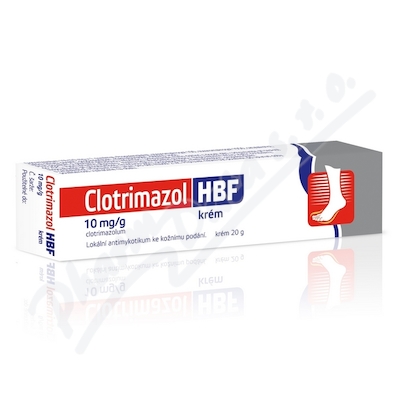 Clotrimazol HBF drm.crm.1x20g 1%