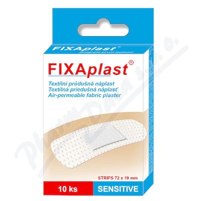 FIXAplast Sensitive Strip náplast 72x19mm 10ks