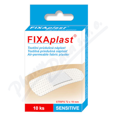 FIXAplast SENSITIVE textil.průdušná náplast 10ks