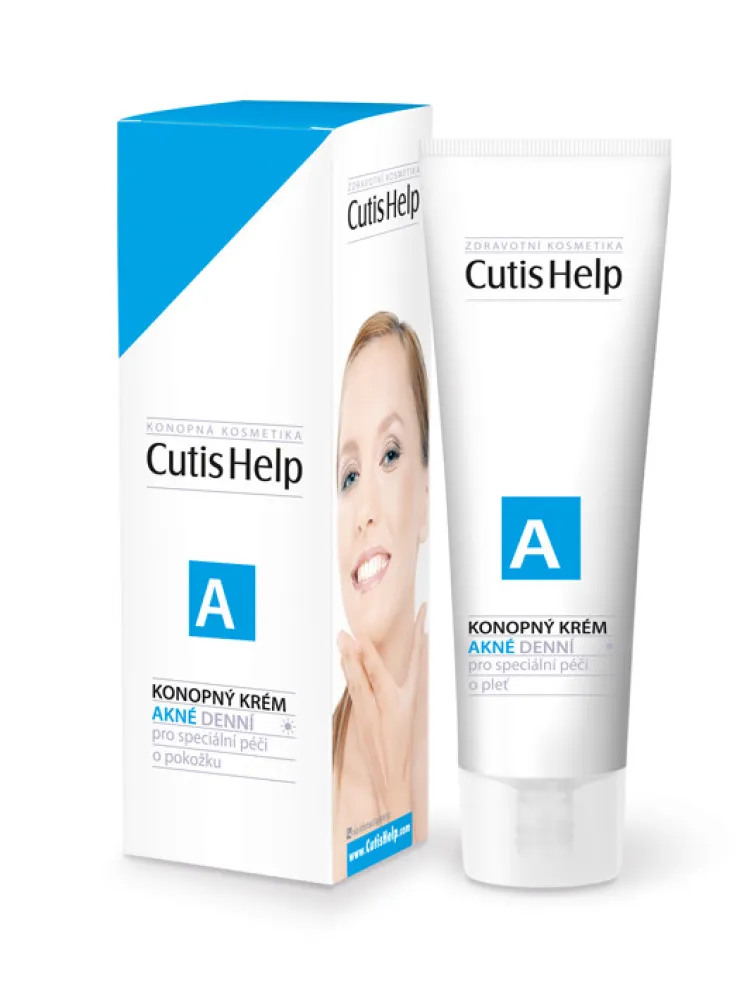 CutisHelp AKNÉ konopný krém denní 30ml