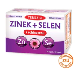 TEREZIA Zinek + selen s echinaceou 30 kapslí