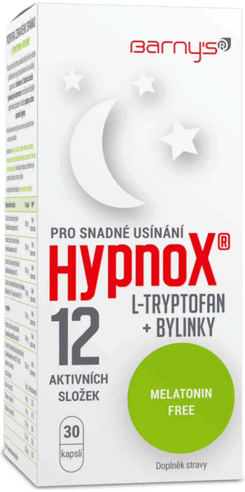 Barnys HypnoX L-TRYPTOFAN BYLINKY cps.30