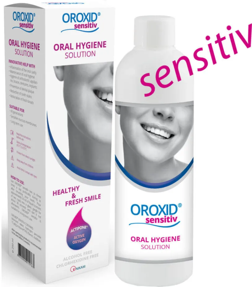 OROXID sensitiv roztok 250 ml pro ústní hygienu