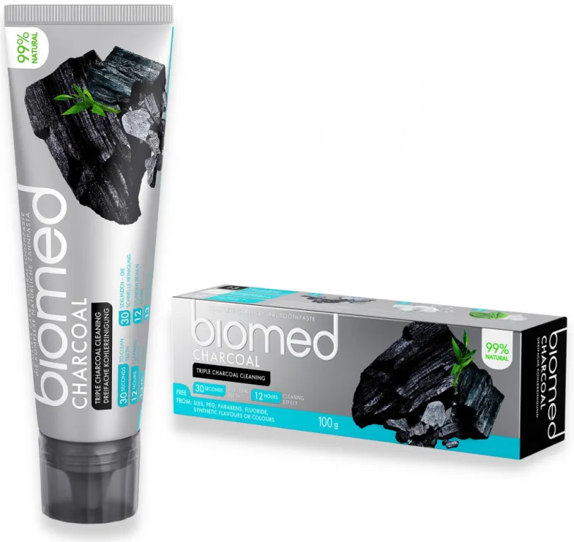 Biomed CHARCOAL zubní pasta BIO 100g