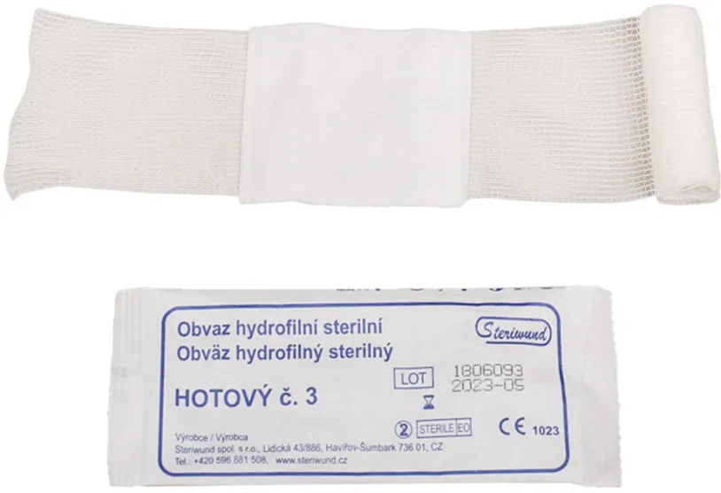 Obvaz hotový ster.č.3 Steriwund