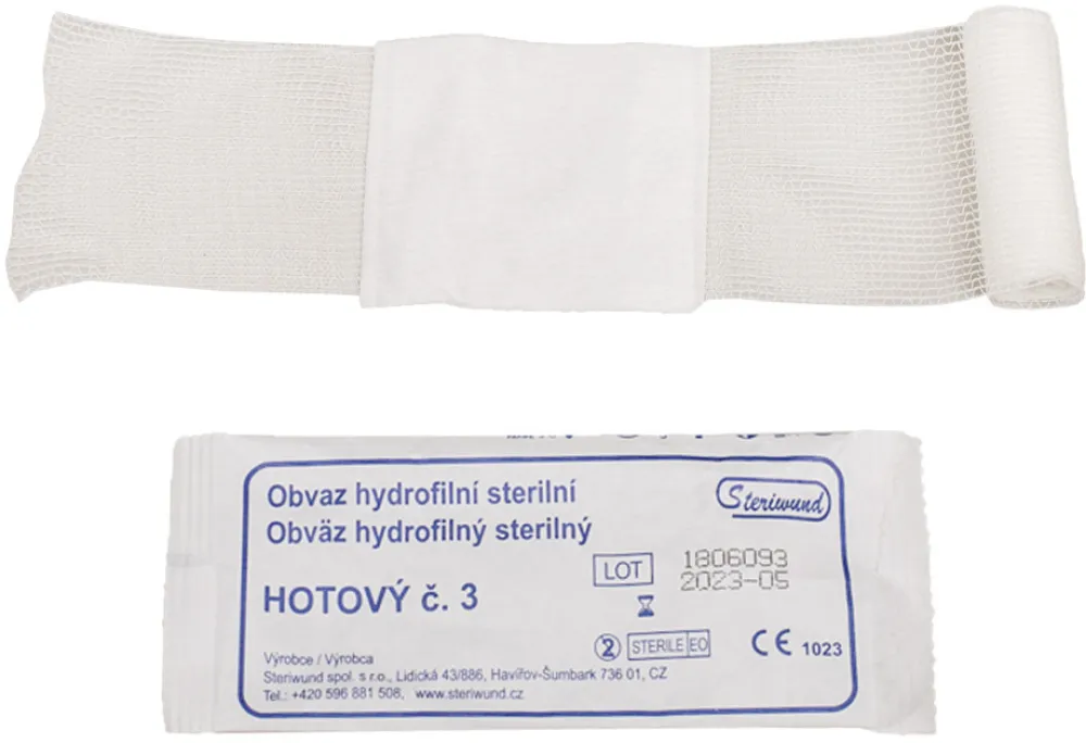 Obvaz hotový ster.č.3 Steriwund