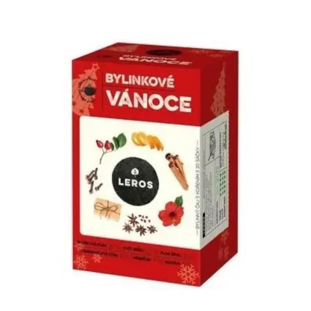 LEROS Bylinkové Vánoce čaj 20x2g