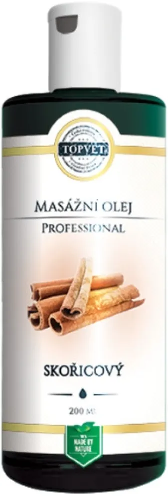 TOPVET PROFESSIONAL Skořicový masážní olej 200ml