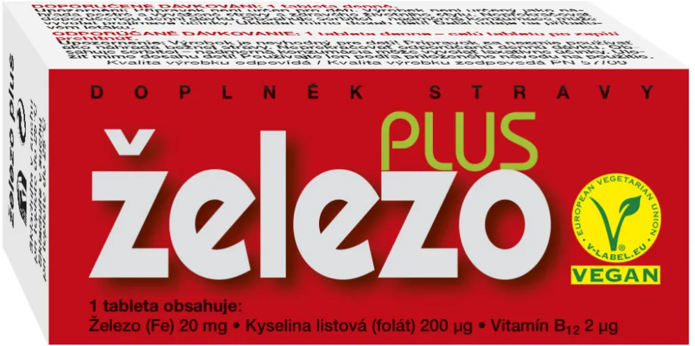 NATURVITA ŽELEZO Plus tbl.60