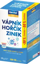 Vitar Vápník+hořčík+zinek+vit.D3+K1 tbl.100+50