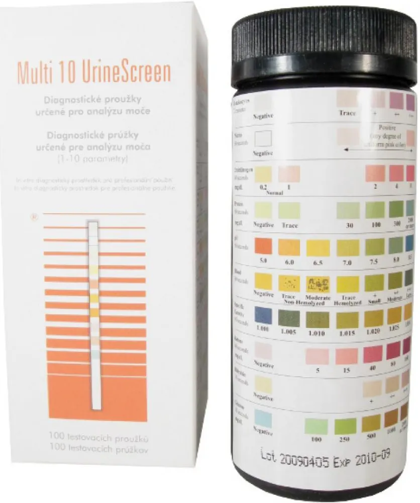Proužky diagnost. Multi 10 UrineScreen 100ks