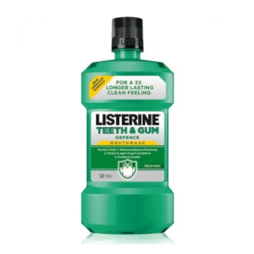 LISTERINE TEETH & GUM DEFENCE 500 ml (Freshmint)