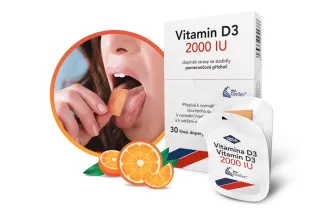 IBSA Vit.D3 2000IU 30 filmů rozpustných ústech