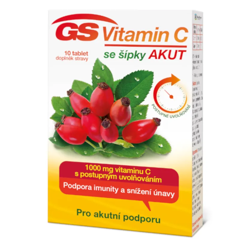 GS Vitamin C1000 se šípky Akut tbl.10