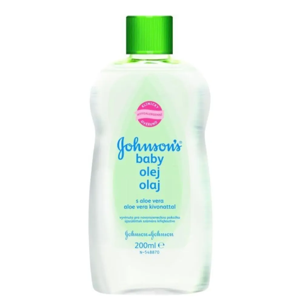Johnsons dětský olej s aloe vera 200ml