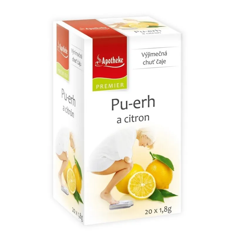 Apotheke Pu-erh a citron čaj 20x1.8g