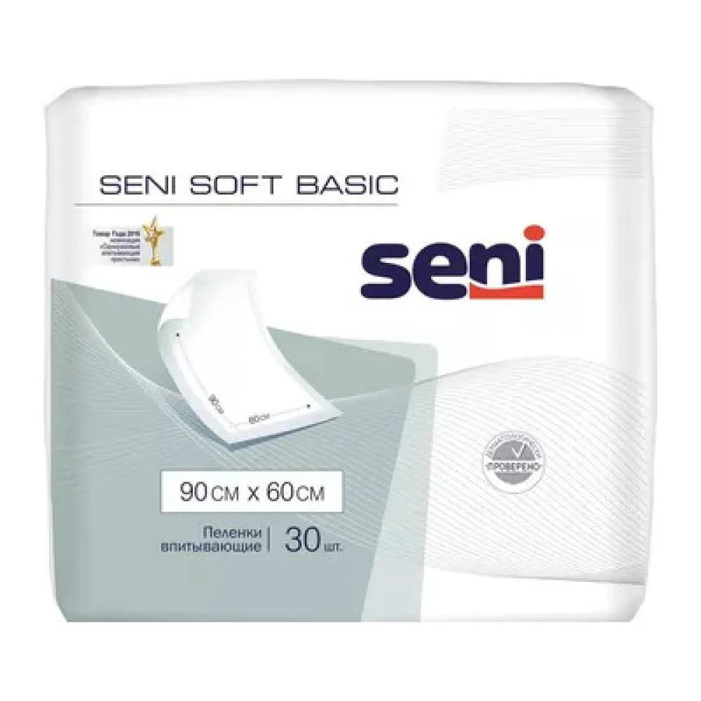 Seni Soft Basic podložky absorpční 90x60cm 30ks