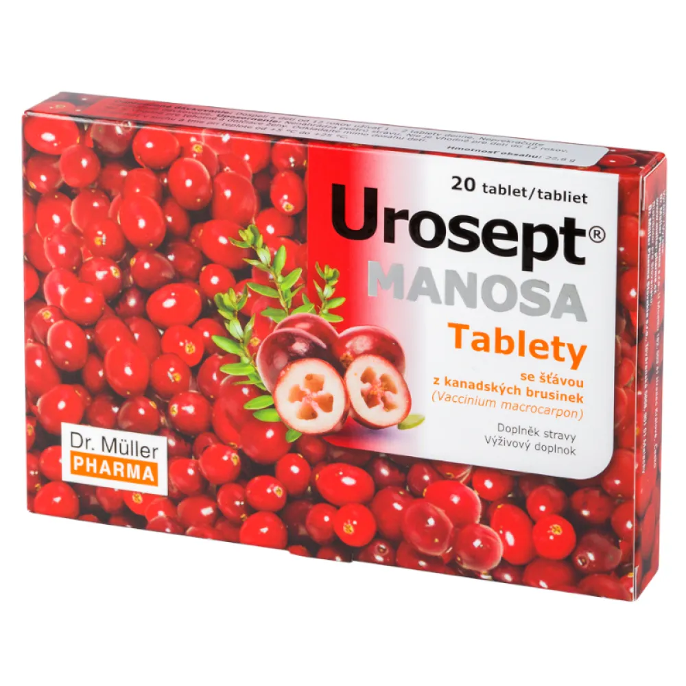 Urosept MANOSA tbl.20 Dr.Müller