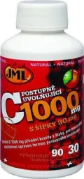 JML Vitamin C tbl.120x1000mg post.uvol.s šípky