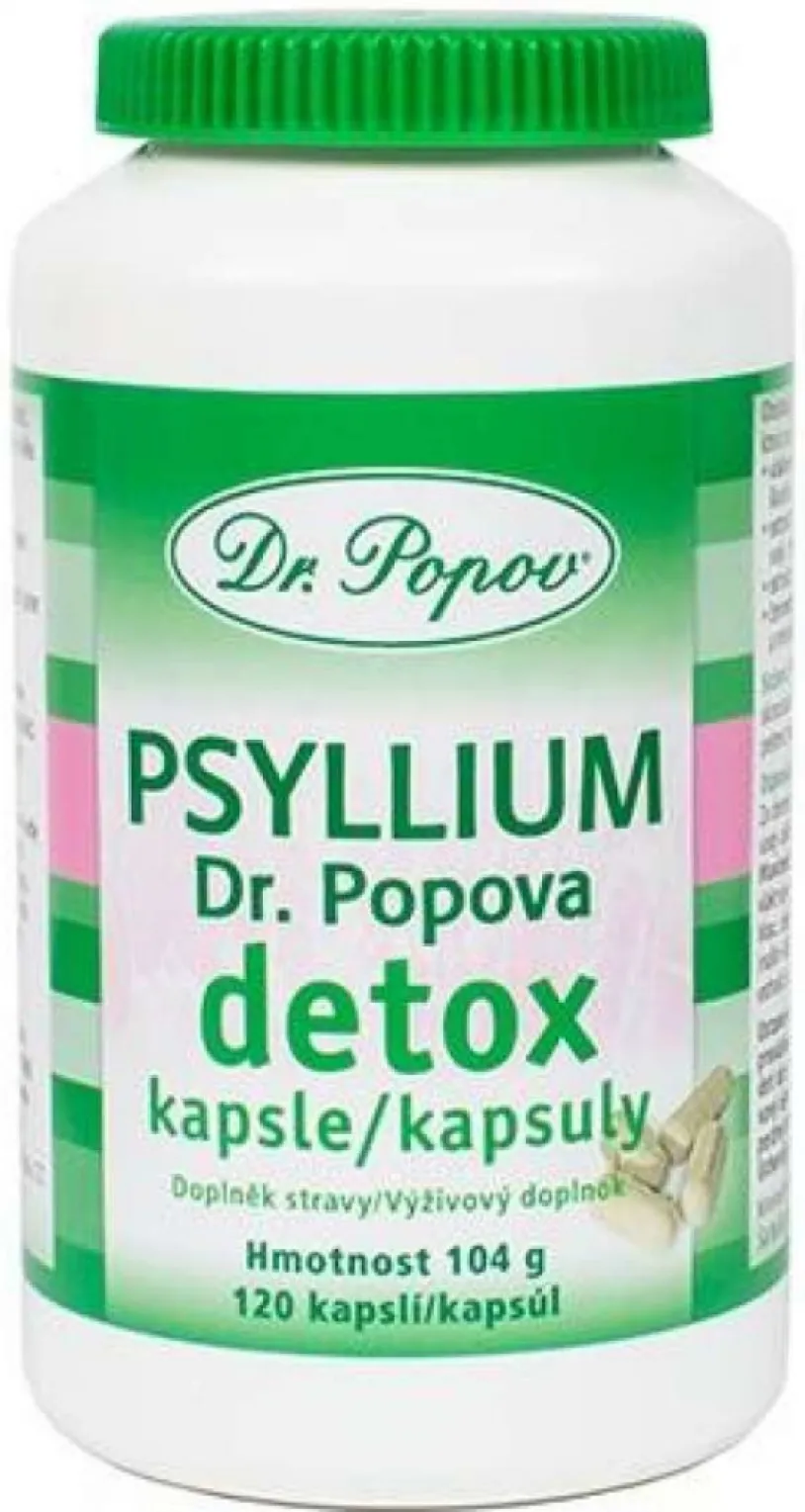 Dr.Popov Psyllium Detox cps.120