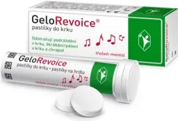 GeloRevoice pastilky do krku třešeň-mentol 10ks