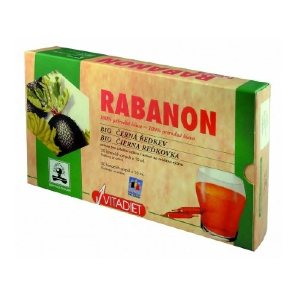 Rabanon Vitadiet 20x10ml extrakt z černé ředkve