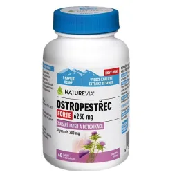 Swiss NatureVia Ostropestřec forte, 60 kapslí