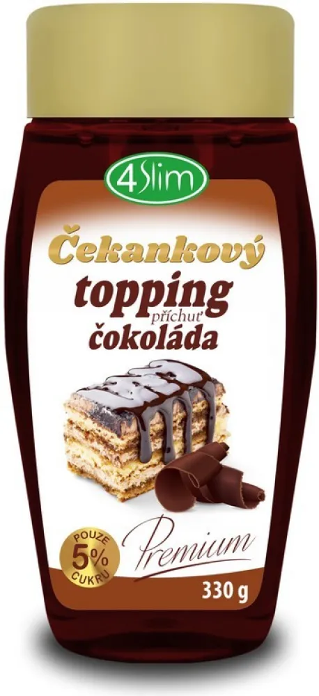4Slim Čekankový topping čokoláda 330g