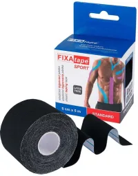 FIXAtape STANDARD sport tejp.páska 5cmx5m černá