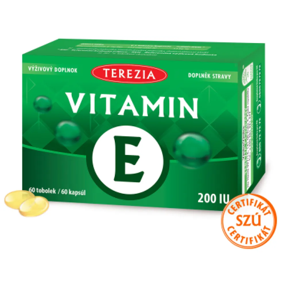 TEREZIA Vitamin E 200 IU 60 tobolek