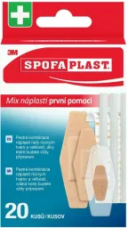 3M Spofaplast 607 Náplasti první pomoci mix 20ks