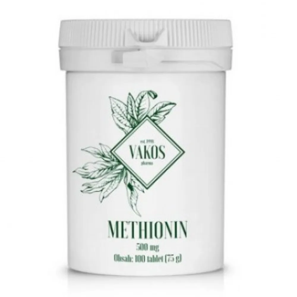Methionin 500mg 100ks VAKOS XT
