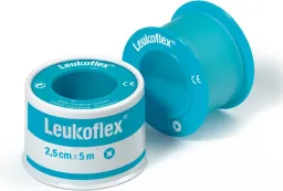 Leukoflex fixační páska transp.cívka 2.5cmx5m